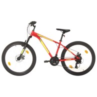 Brdski bicikl, 21 brzina, kotači 27,5", okvir 42 cm, crvena